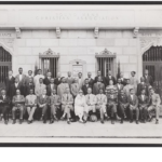 photograph of gathering of young black men